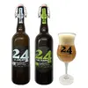 2 velké lahve Bière de Garde (jarní edice) + 1 sklenice