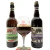 2 francouzská piva Bellerose + sklenice