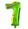 Číslice „7“ krokodýl 40 cm