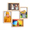 Fotorámeček na 4 fotografie (10×15 cm) | Přírodní