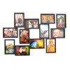 Fotorámeček na 12 fotografií (10×15 cm) | Černá