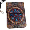 Crossbody etno kabelka s hnědou mandalou | Hnědá