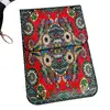 Crossbody etno kabelka s motivem šamanské květiny | Červená