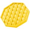 Antistresová senzorická hračka POP IT, osmiúhelník - žlutá