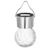 LED solární lampa - žárovka koule