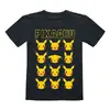 Pokémon: Pikachu Faces | Velikost: 5-6 let | Černá
