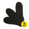 9 párů pánských kotníčkových ponožek | Velikost: 40-43 | Černá