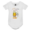 Dětské body "Kup tátovi pivo!" | Velikost: 3 měsíce | Bílá