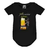 Dětské body "Kup tátovi pivo!" | Velikost: 3 měsíce | Černá