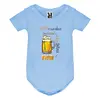 Dětské body "Kup tátovi pivo!" | Velikost: 3 měsíce | Nebesky modrá