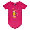 Dětské body "Kup tátovi pivo!" | Velikost: 3 měsíce | Růžová