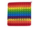 Pop It Rainbow antistresová hračka čtverec JUMBO