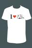 Pánské tričko "I love karavan" | Velikost: S | Bílá