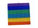 Pop It Rainbow antistresová hračka čtverec JUMBO XXL