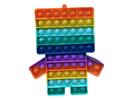 Pop It Rainbow antistresová hračka robot JUMBO
