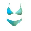 Dámské bikini měnící barvu, modro-zelené | Velikost: L