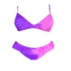Dámské bikini s volánem měnící barvu, fialovo-růžové | Velikost: M