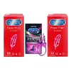 Balíček Durex Real Thin Vibe: 24 kondomů a vibrační kroužek
