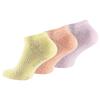 3 páry dámských kotníkových ponožek -barevné | Velikost: 35-38