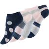 4 páry dámských kotníkových ponožek – GIRLY | Velikost: 35–38