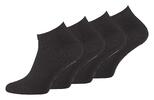 Ponožky pánské kotníčkové zn. Vincent Creation - 4 páry | Velikost: 39-42 | Černá