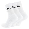Ponožky pánské sportovní zn. KAPPA - 3 páry | Velikost: 43 - 46 | Bílá