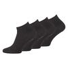Ponožky pánské kotníčkové Vincent Creation - 4 páry | Velikost: 39-42 | Černá