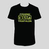 Pánské tričko s motivem "Fishing triathlon" | Velikost: XS | Černá
