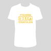 Pánské tričko s motivem "Fishing triathlon" | Velikost: XS | Bílá