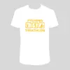 Pánské tričko s motivem "Fishing triathlon" | Velikost: XS | Bílá