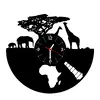 Hodiny vinyl - Safari