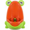 Dětský pisoár - žába, zeleno-oranžová