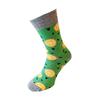 Dámské ponožky Pomeranče na zelené | Velikost: 36-39 | Zelená