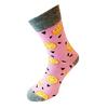 Dámské ponožky Pomeranče na růžové | Velikost: 36-39 | Růžová