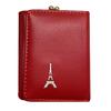 Dámská mini peněženka s Eiffelovkou, červená