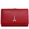 Dámská peněženka s Eiffelovkou, červená