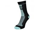 Ponožky MelCon Silver, antibakteriální, černo-tyrkysové | Velikost: 35-38 | Černo-tyrkysová