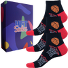 Dárkový set ponožek - Basketbal nízké | Velikost: 35-38