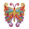 Kamínkové samolepky – velký motýl