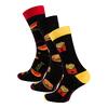 Ponožky pánské Fast Food, 3 páry | Velikost: 41-45