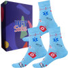 Dárkový set ponožek - Zdravotnictví, modrá | Velikost: 35-38