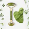 Jadeit obličejový váleček + gua sha