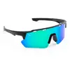 Černé polarizační brýle Kašmir Sport Cycle 3.0 SCC11 - skla modro-zelená zrcadlová