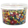 Dřevěné korálky, 1200 g