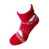 Dámské froté ponožky Stromek na červené | Velikost: 36-40 | Červená