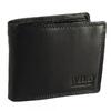 Pánská kožená peněženka WILD (na šířku) | Černá