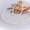 Luxusní sada náhrdelník a náramek Borneo | Bílá