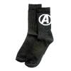 Pánské ponožky Avengers | Velikost: 39-42 | Černá