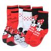 Dívčí ponožky Minnie 3 páry v balení | Velikost: 23-26 | Bílá-černá-červená