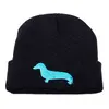 Pletená zimní čepice Z02 black/blue